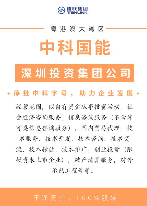 中科國(guó)能 深圳投資集團(tuán)搶灘粵港澳大灣區(qū)，信息服務(wù)助力區(qū)域經(jīng)濟(jì)新飛躍