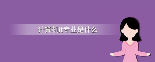 計(jì)算機(jī)it專業(yè)是什么